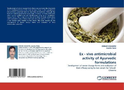 Ex - vivo antimicrobial activity of Ayurvedic formulations