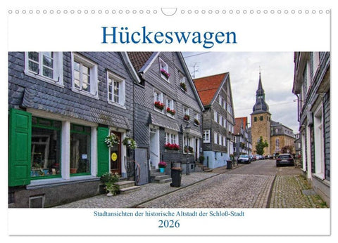 Stadtansichten Hückeswagen (Wandkalender 2026 DIN A3 quer), CALVENDO Monatskalender