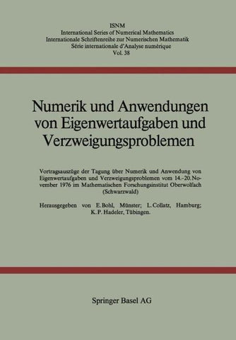 Numerik und Anwendungen von Eigenwertaufgaben und Verzweigungsproblemen