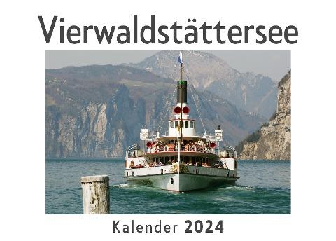 Vierwaldstättersee (Wandkalender 2024, Kalender DIN A4 quer, Monatskalender im Querformat mit Kalendarium, Das perfekte Geschenk)