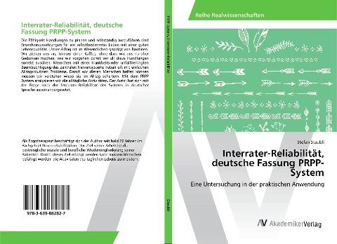 Interrater-Reliabilität, deutsche Fassung PRPP-System