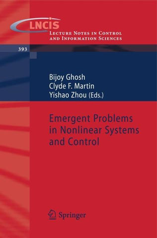 Emergent Problems in Nonlinear Systems and Control