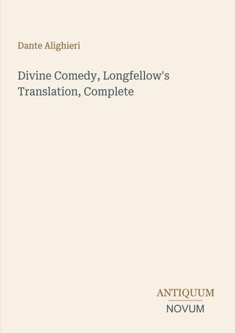 Divine Comedy, Longfellow's Translation, Complete