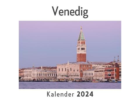 Venedig (Wandkalender 2024, Kalender DIN A4 quer, Monatskalender im Querformat mit Kalendarium, Das perfekte Geschenk)