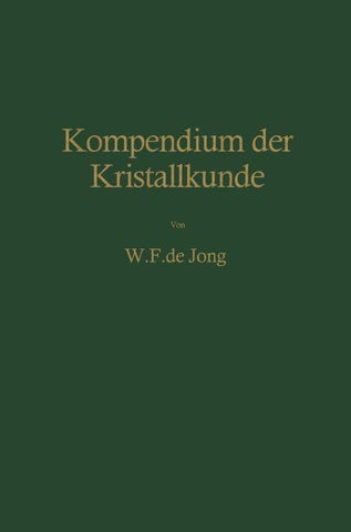 Kompendium der Kristallkunde
