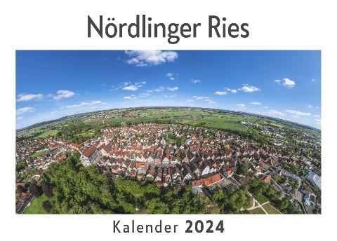 Nördlinger Ries (Wandkalender 2024, Kalender DIN A4 quer, Monatskalender im Querformat mit Kalendarium, Das perfekte Geschenk)