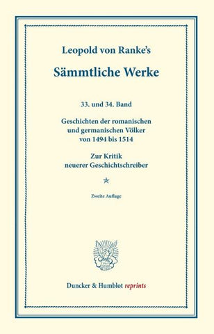 Sämmtliche Werke.