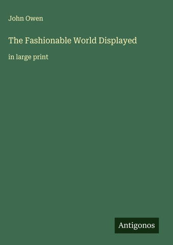 The Fashionable World Displayed