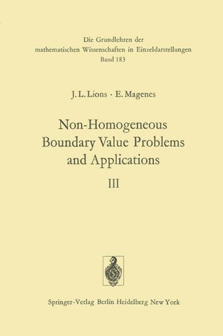 Non-Homogeneous Boundary Value Problems and Applications