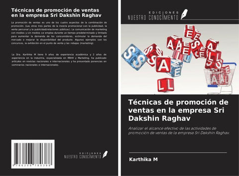 Técnicas de promoción de ventas en la empresa Sri Dakshin Raghav