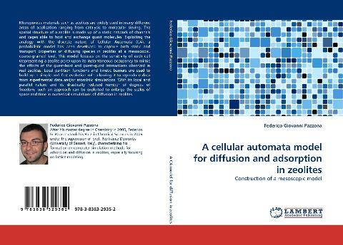 A cellular automata model for diffusion and adsorption in zeolites