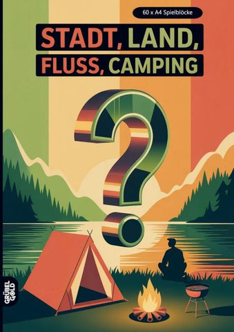 Stadt, Land, Fluss, Camping