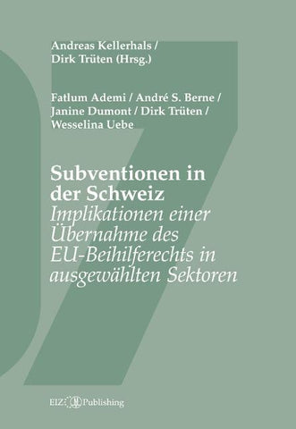 Subventionen in der Schweiz