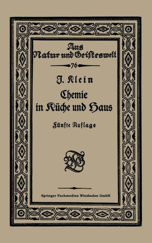 Chemie in Küche und Haus