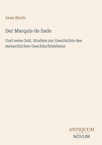 Der Marquis de Sade
