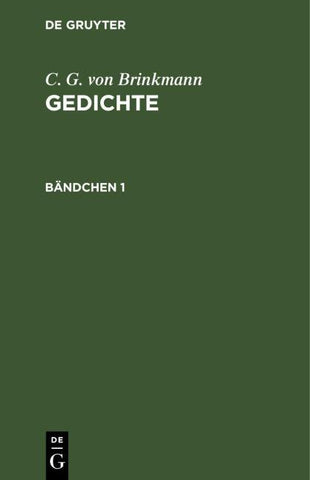 Gedichte. Bändchen 1