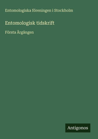 Entomologisk tidskrift