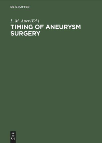 Timing of Aneurysm Surgery