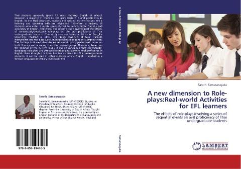 A new dimension to Role-plays:Real-world Activities for EFL learners