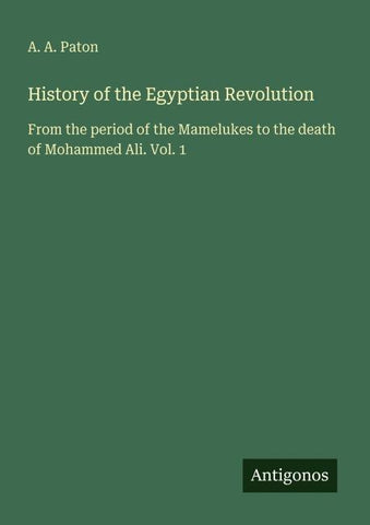 History of the Egyptian Revolution