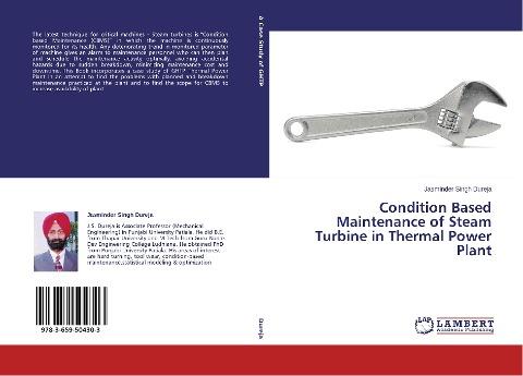 Condition Based Maintenance of Steam Turbine in Thermal Power Plant