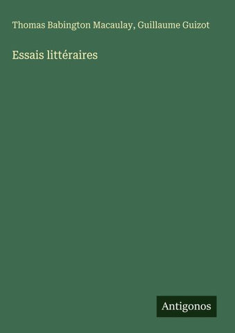 Essais littéraires