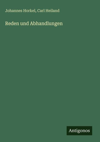 Reden und Abhandlungen