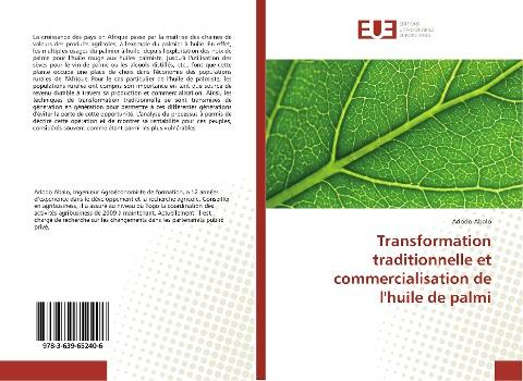 Transformation traditionnelle et commercialisation de l'huile de palmi