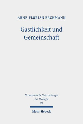 Gastlichkeit und Gemeinschaft