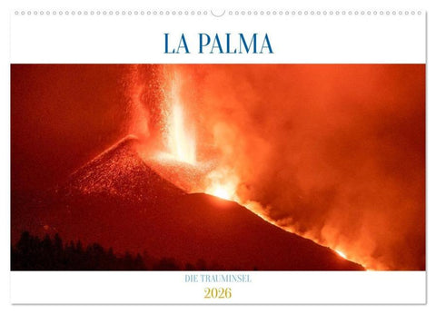 LA PALMA - DIE TRAUMINSEL (Wandkalender 2026 DIN A2 quer), CALVENDO Monatskalender