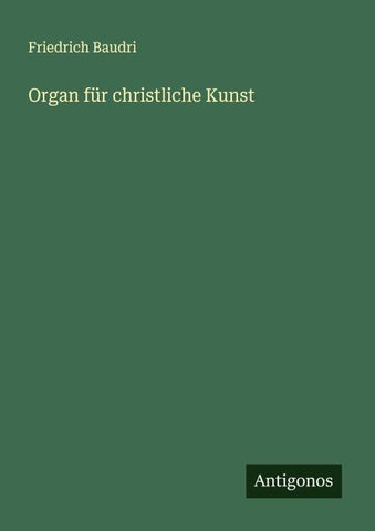 Organ für christliche Kunst