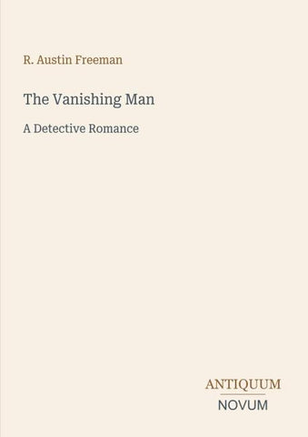 The Vanishing Man