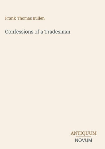 Confessions of a Tradesman