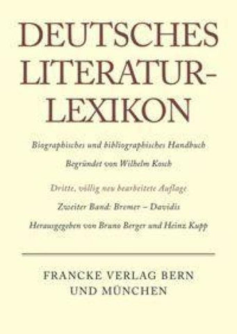 Deutsches Literatur-Lexikon / Bremer - Davidis