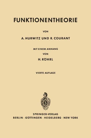 Vorlesungen Über allgemeine Funktionentheorie und elliptische Funktionen