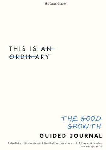 Good Growth Guided Journal