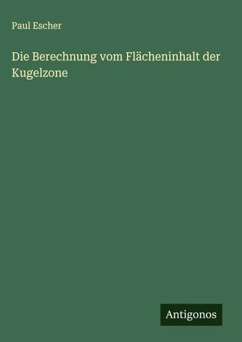 Die Berechnung vom Flächeninhalt der Kugelzone