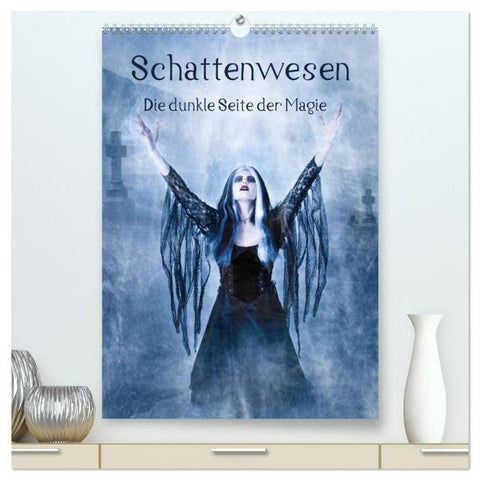 Schattenwesen - Die dunkle Seite der Magie (hochwertiger Premium Wandkalender 2026 DIN A2 hoch), Kunstdruck in Hochglanz