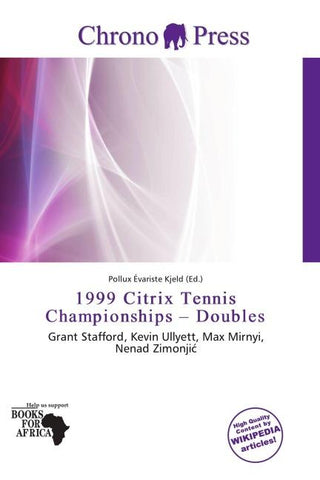 1999 Citrix Tennis Championships - Doubles
