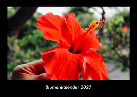 Blumenkalender 2027 Fotokalender DIN A3