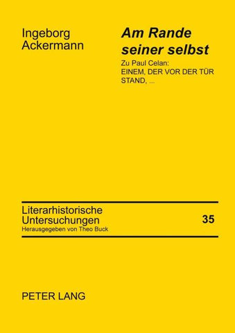 'Am Rande seiner selbst'