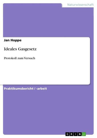 Ideales Gasgesetz