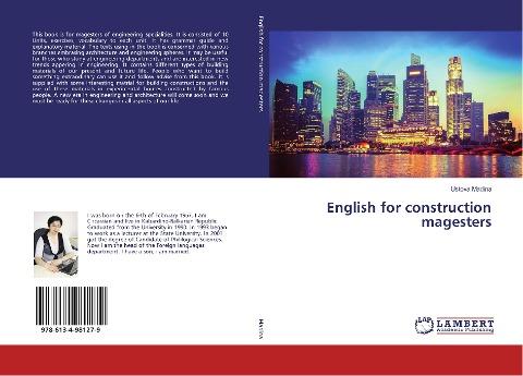 English for construction magesters