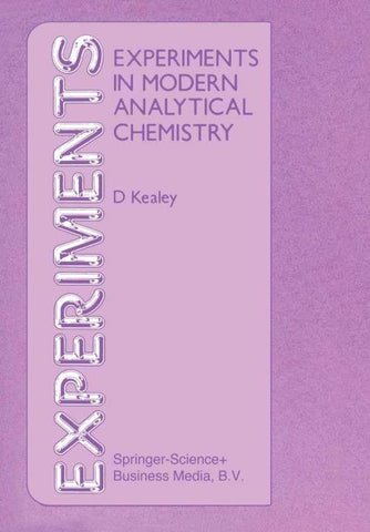 Experiments in Modern Analytical Chemistry