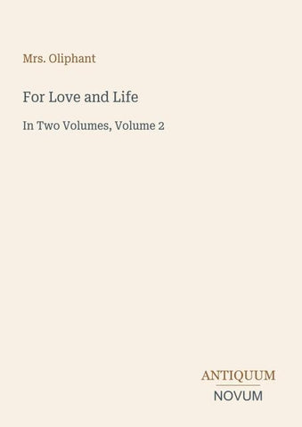 For Love and Life