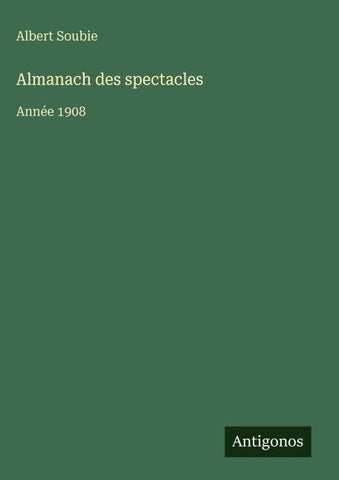 Almanach des spectacles