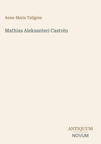 Mathias Aleksanteri Castrén