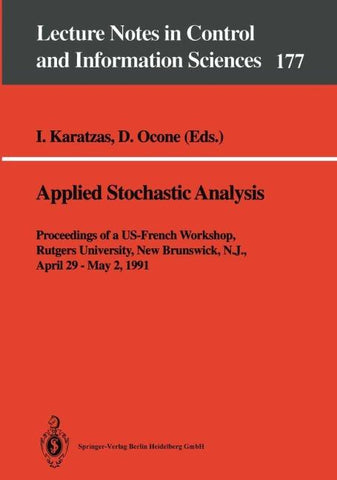 Applied Stochastic Analysis