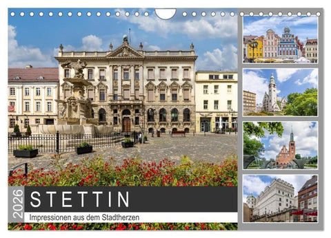 STETTIN Impressionen aus dem Stadtherzen (Wandkalender 2026 DIN A4 quer), CALVENDO Monatskalender
