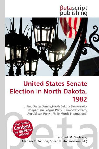 United States Senate Election in North Dakota, 1982